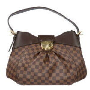 Louis Vuitton Sistine Damier Ebene Brown Leather